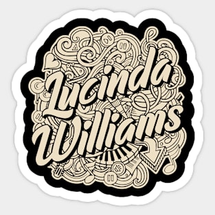 Lucinda Williams - Vintage Sticker